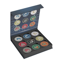 Cargar imagen en el visor de la galería, componentes-juego-de-mesa-nacidos-de-la-bruma-fichas-de-metal-zzgames
