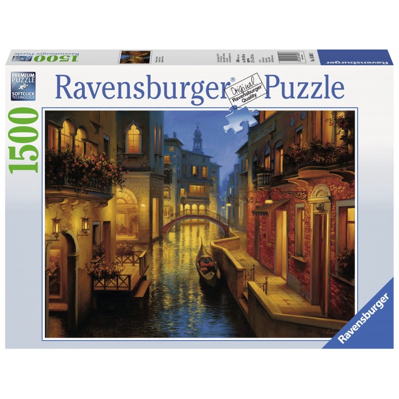 Puzzle 1500 piezas: Canal Veneciano