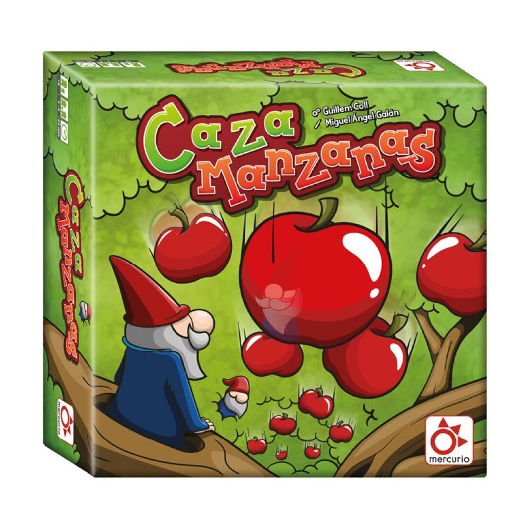 Caja juego de mesa Cazamanzanas de la editorial Mercurio en la tienda online ZZgames