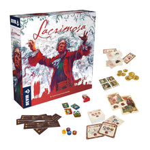 Cargar imagen en el visor de la galería, caja-y-componentes-juego-de-mesa-Lacrimosa-Devir
